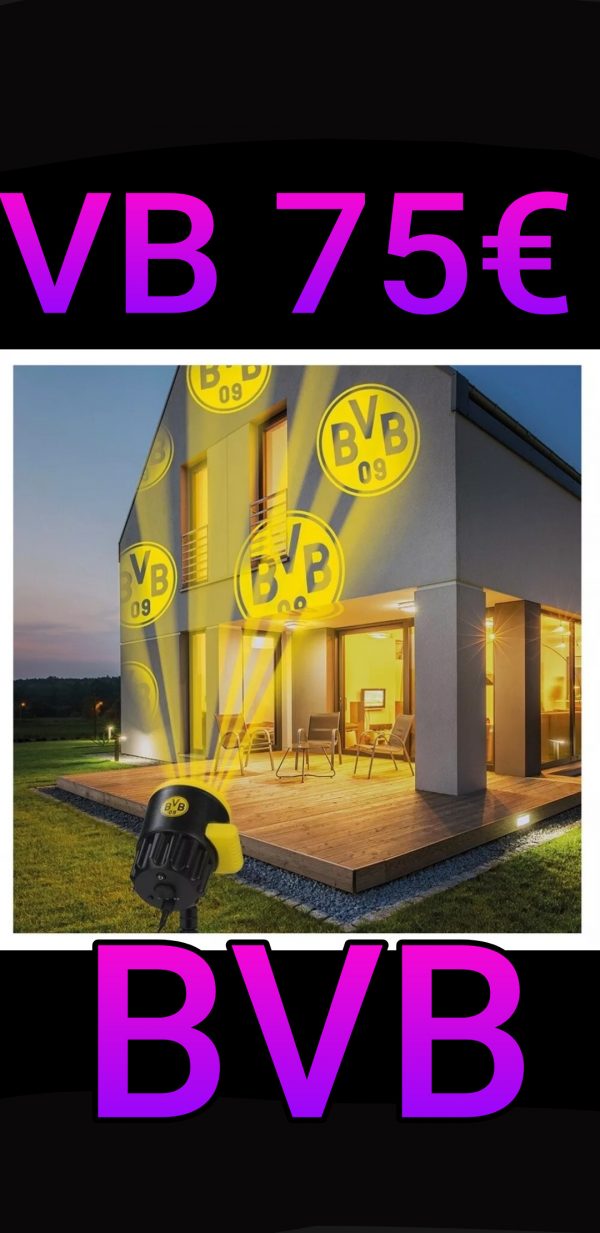 BVB Borussia Dortmund Motiv Aussen Strahler