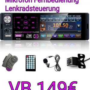 ❣️💚Sunny Amore💜OnlineShop💜WhatsApp +49 163 1 747 747😍
FM Radio 2x USB 7Colours BT AUX SUB Video Rückfahrkamera Mikrofon Fernbedienung Lenkradsteuerung für nur VB 149€ 😘❣️❣️