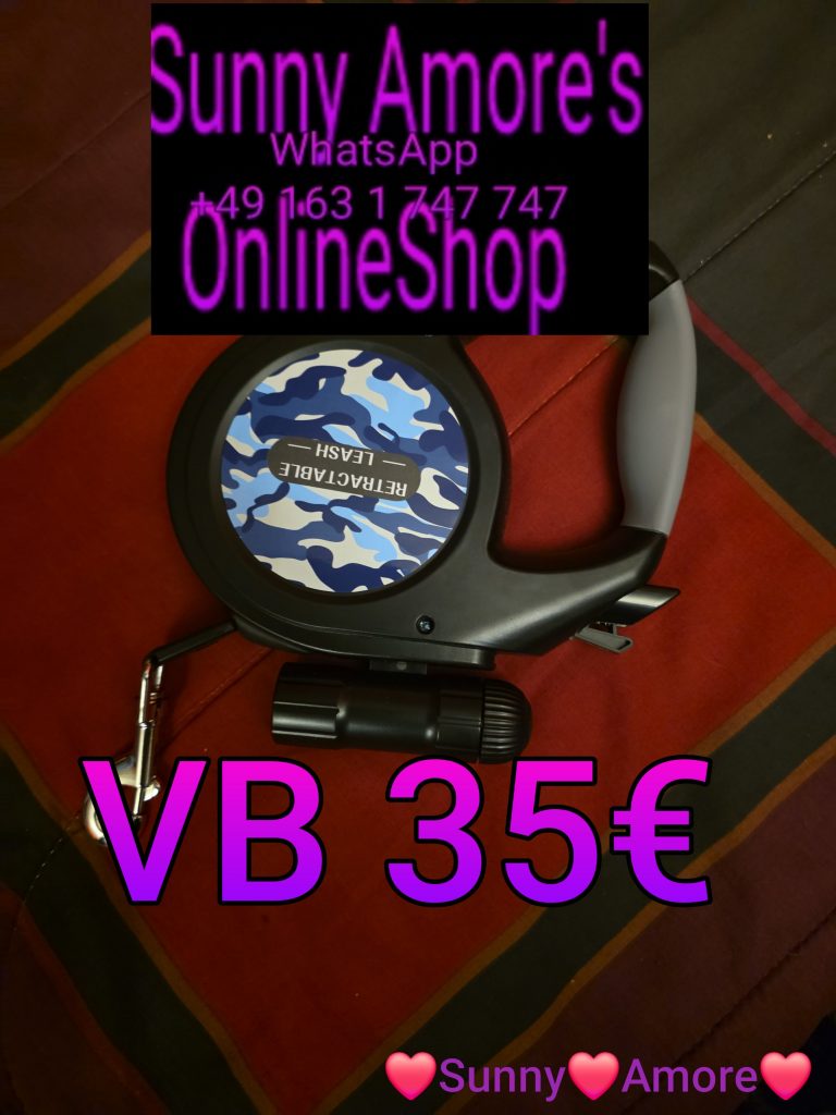 ❣️💛💜Sunny Amore's OnlineShop💜WhatsApp +49 163 1 747 747💜❣️Neue HundeAusziehLeine mit LED Licht zum Hammer SchnäppchenPreis von 35€😘💋💜❣️❣️