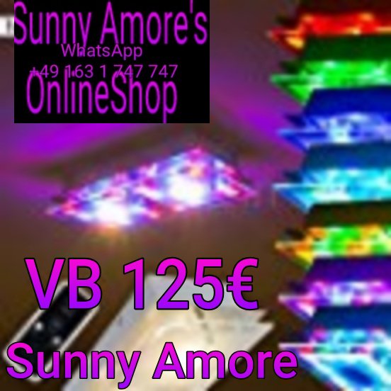 ❣️💛💜Sunny Amore's OnlineShop 💜❣️Neue RGB LED Strahler Deckenleuchte mit Farbwechsel & Fernbedienung 😘💋💜❣️❣️www.sunny-amore.online 😘💋❣️