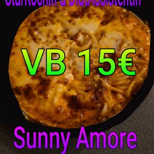❣️💛💜Sunny Amore's OnlineShop StarKöchin & DiätAssistentin sowie TV-STAR & Sängerin 💜❣️Heute überbacken Spaghetti Bolognese  😘💋💜❣️❣️www.sunny-amore.online 😘💋❣️