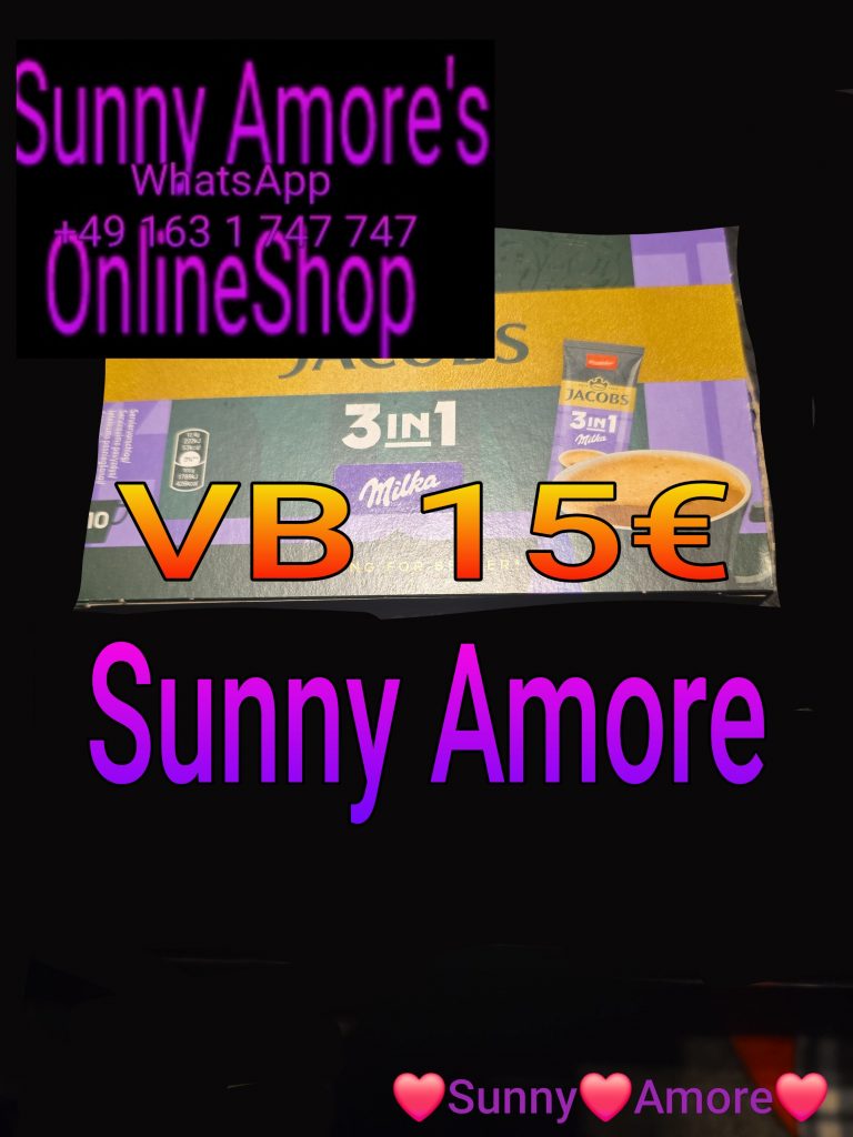 ❣️💛💜Sunny Amore's OnlineShop StarKöchin & DiätAssistentin sowie TV-STAR & Sängerin 💜❣️Für echte Geniesser Jacobs InstantnKaffee 2 in 1 oder Milka 3 in 1 sowie Löslicher Kaffee von Tchibo der Feine Milde  😘💋💜❣️❣️www.sunny-amore.online 😘💋❣️