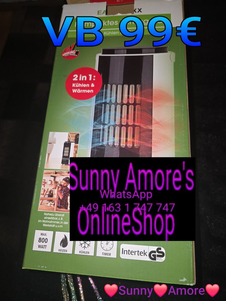 ❣️💛💜Sunny Amore's OnlineShop StarKöchin & DiätAssistentin sowie TV-STAR & Sängerin 💜❣️Klimaanlage  2 in 1 Kühlen & Wärmen zum SuperSchnäppchenPreis  😘💋💜❣️❣️www.sunny-amore.online 😘💋❣️