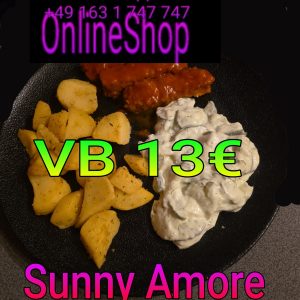 ❣️💜😘Sunny Amore StarKöchin & DiätAssistentin sowie TV-STAR & Sängerin 💚Feurigscharfe BalkanHackRöllchen mit Röstkartoffeln und Gurkensalat in Joghurt Dillsauce 💚❣️⚽️🏆🇩🇪❣️
www.sunny-amore.online ❣️❣️❣️
